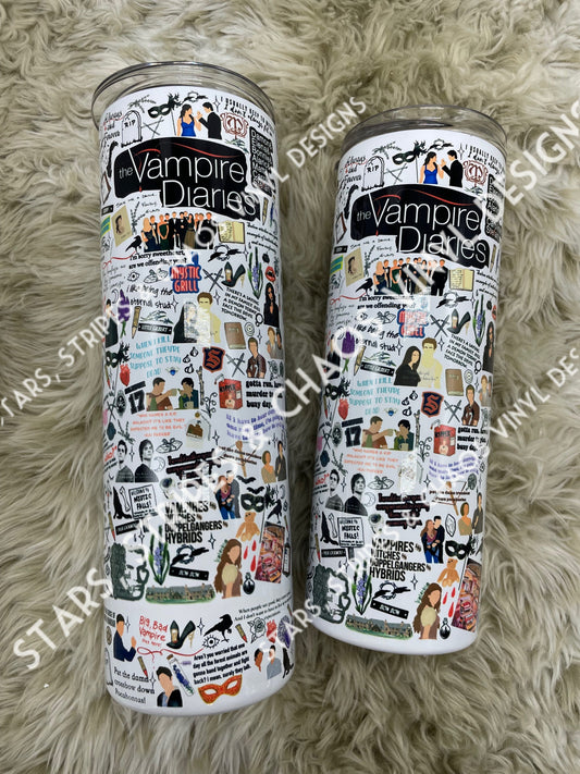 The Vampire Diaries theme tumbler