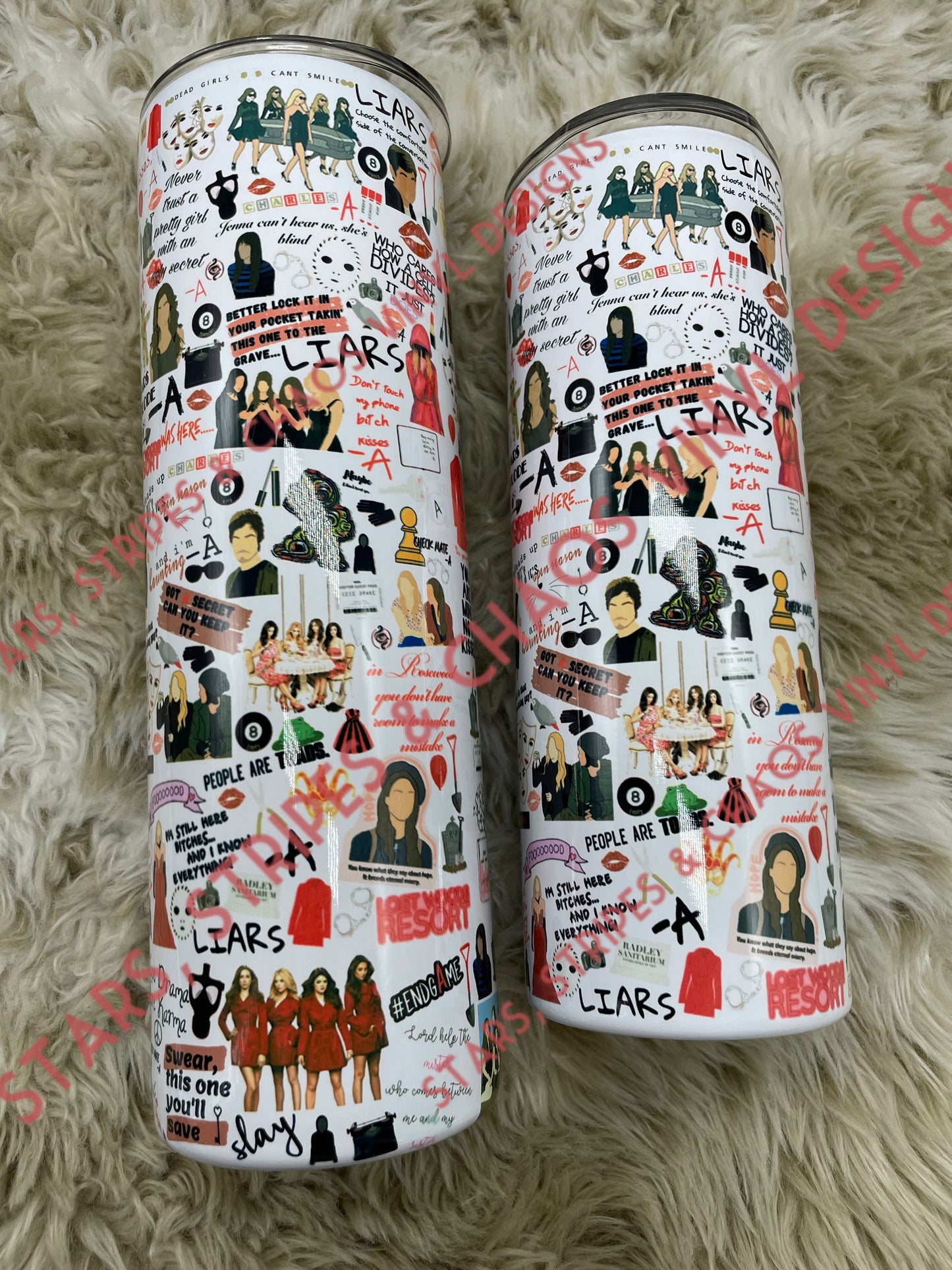 Pretty Little Liars theme tumbler