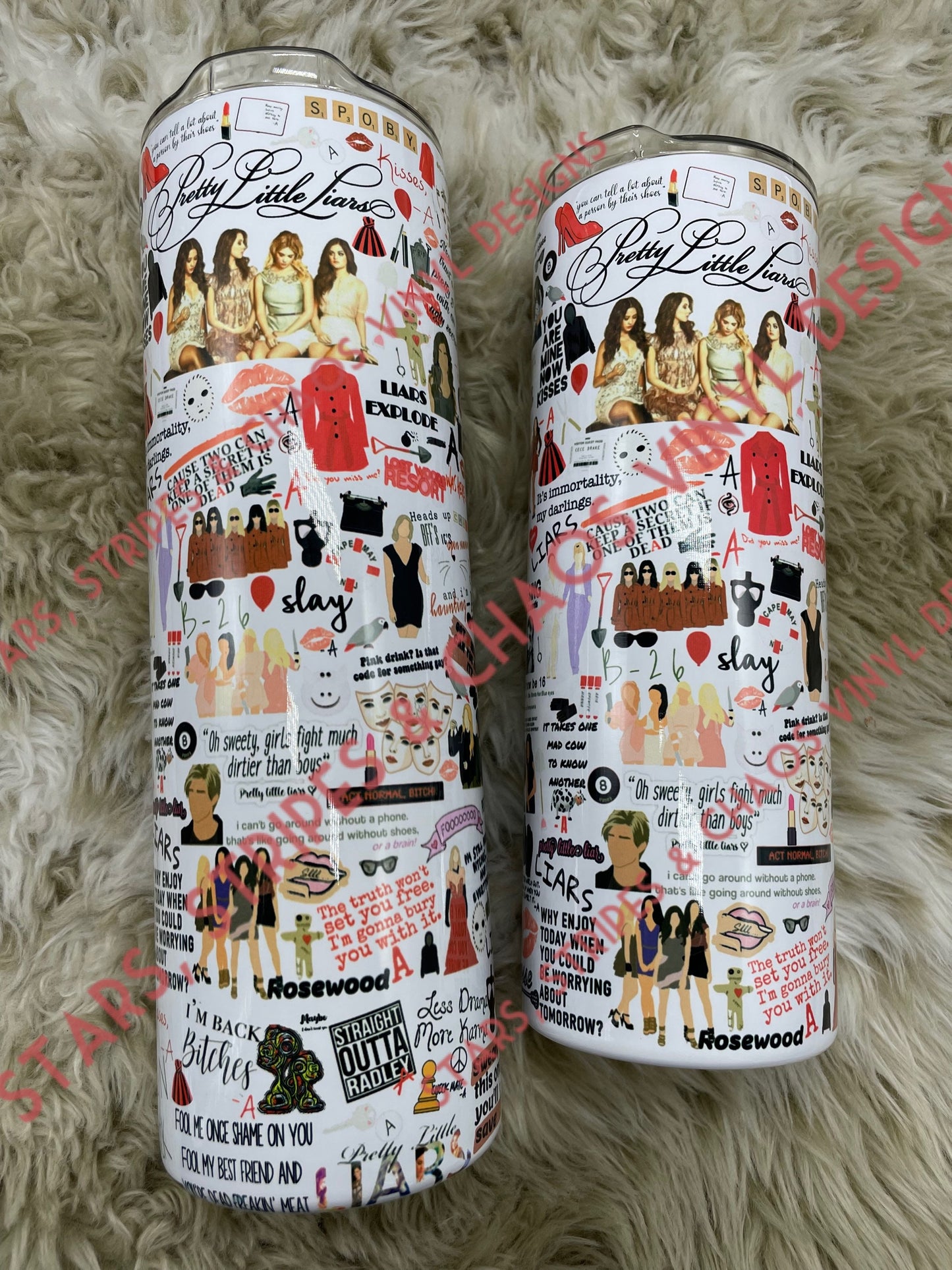 Pretty Little Liars theme tumbler