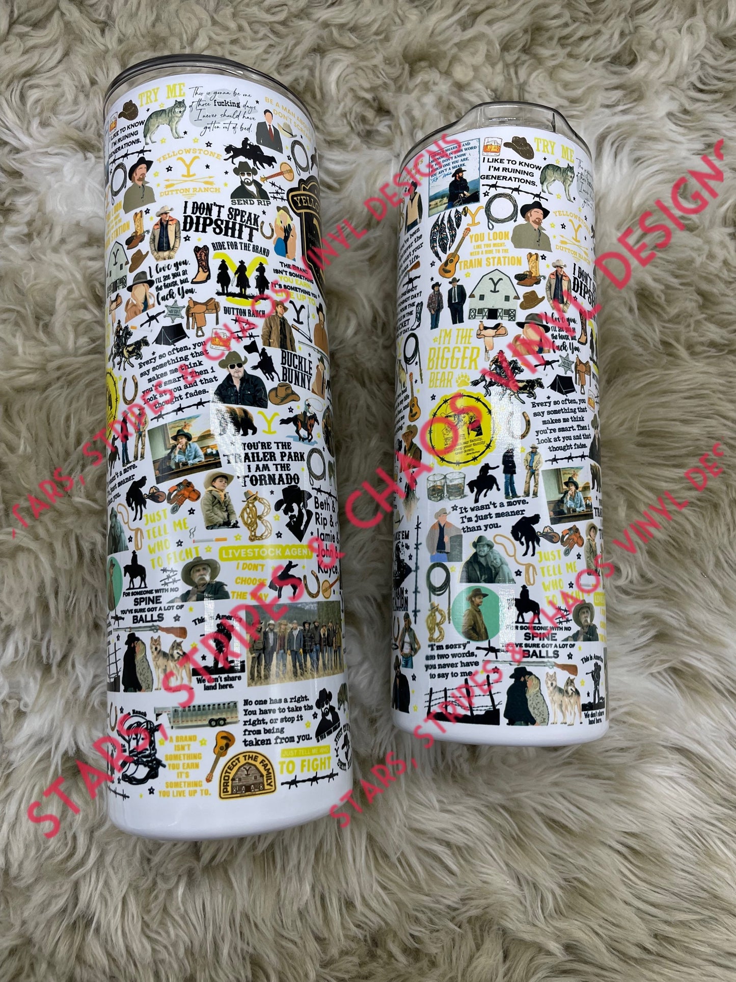 Yellowstone Theme Tumbler