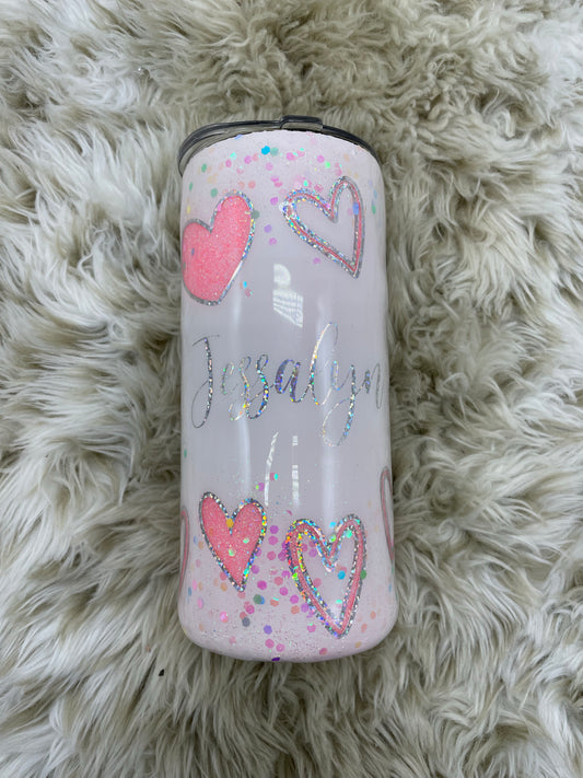 Heart peekaboo tumbler