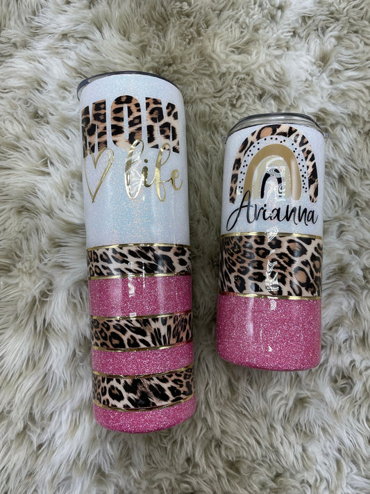 Mom life tumbler/daughter tumbler